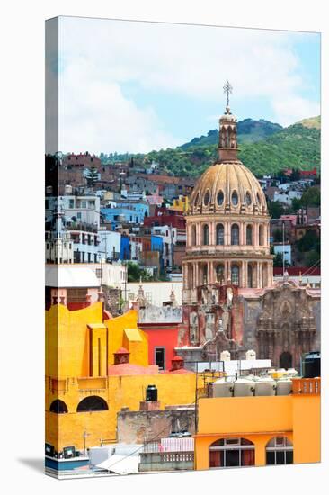 ¡Viva Mexico! Collection - Guanajuato - Church Domes II-Philippe Hugonnard-Stretched Canvas