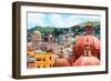 ?Viva Mexico! Collection - Guanajuato - Church Domes III-Philippe Hugonnard-Framed Photographic Print