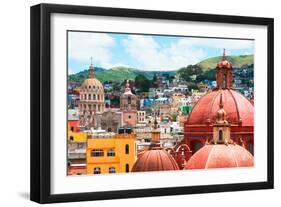 ?Viva Mexico! Collection - Guanajuato - Church Domes III-Philippe Hugonnard-Framed Photographic Print