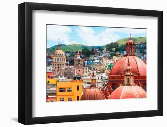 ?Viva Mexico! Collection - Guanajuato - Church Domes III-Philippe Hugonnard-Framed Photographic Print