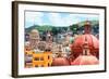 ?Viva Mexico! Collection - Guanajuato - Church Domes III-Philippe Hugonnard-Framed Photographic Print