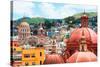 ?Viva Mexico! Collection - Guanajuato - Church Domes III-Philippe Hugonnard-Stretched Canvas