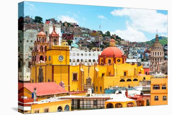 ¡Viva Mexico! Collection - Guanajuato - Church Domes V-Philippe Hugonnard-Stretched Canvas