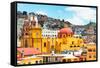 ¡Viva Mexico! Collection - Guanajuato - Church Domes V-Philippe Hugonnard-Framed Stretched Canvas