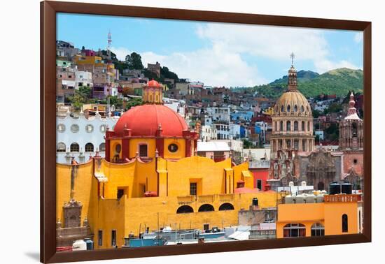 ¡Viva Mexico! Collection - Guanajuato - Church Domes-Philippe Hugonnard-Framed Photographic Print