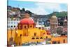 ¡Viva Mexico! Collection - Guanajuato - Church Domes-Philippe Hugonnard-Stretched Canvas