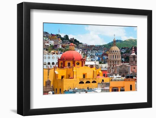 ¡Viva Mexico! Collection - Guanajuato - Church Domes-Philippe Hugonnard-Framed Photographic Print