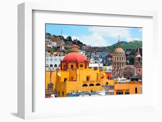 ¡Viva Mexico! Collection - Guanajuato - Church Domes-Philippe Hugonnard-Framed Photographic Print