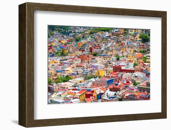 ¡Viva Mexico! Collection - Guanajuato - Colorful City II-Philippe Hugonnard-Framed Photographic Print