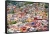 ¡Viva Mexico! Collection - Guanajuato - Colorful City II-Philippe Hugonnard-Framed Stretched Canvas