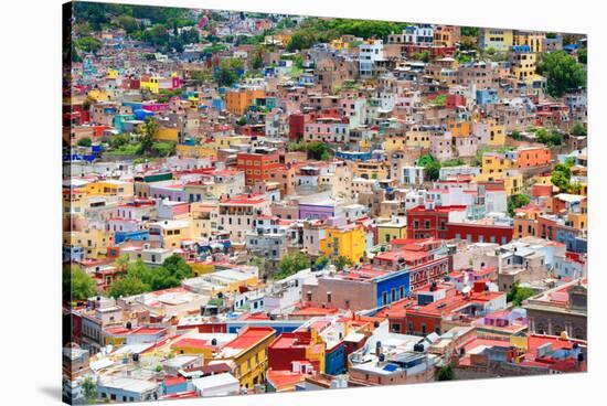 ¡Viva Mexico! Collection - Guanajuato - Colorful City II-Philippe Hugonnard-Stretched Canvas