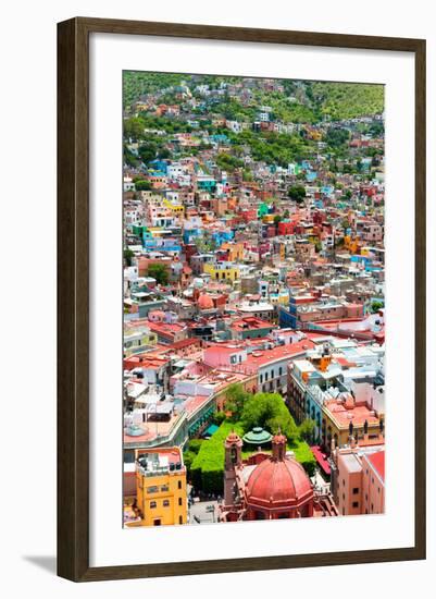 ¡Viva Mexico! Collection - Guanajuato - Colorful City IV-Philippe Hugonnard-Framed Photographic Print