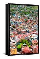 ¡Viva Mexico! Collection - Guanajuato - Colorful City IV-Philippe Hugonnard-Framed Stretched Canvas