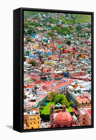 ¡Viva Mexico! Collection - Guanajuato - Colorful City IV-Philippe Hugonnard-Framed Stretched Canvas