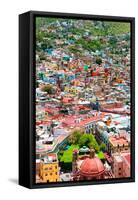 ¡Viva Mexico! Collection - Guanajuato - Colorful City IV-Philippe Hugonnard-Framed Stretched Canvas