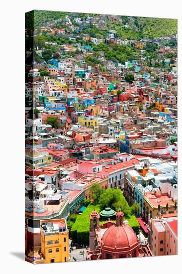 ¡Viva Mexico! Collection - Guanajuato - Colorful City IV-Philippe Hugonnard-Stretched Canvas