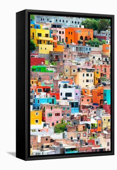 ¡Viva Mexico! Collection - Guanajuato - Colorful City XII-Philippe Hugonnard-Framed Stretched Canvas