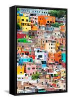 ¡Viva Mexico! Collection - Guanajuato - Colorful City XII-Philippe Hugonnard-Framed Stretched Canvas