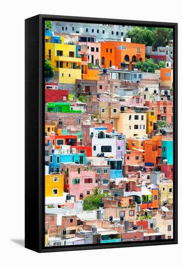 ¡Viva Mexico! Collection - Guanajuato - Colorful City XII-Philippe Hugonnard-Framed Stretched Canvas