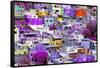 ¡Viva Mexico! Collection - Guanajuato - Colorful Cityscape IX-Philippe Hugonnard-Framed Stretched Canvas