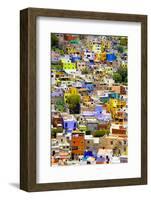 ¡Viva Mexico! Collection - Guanajuato - Colorful Cityscape VI-Philippe Hugonnard-Framed Photographic Print