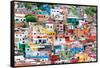 ¡Viva Mexico! Collection - Guanajuato - Colorful Cityscape XIII-Philippe Hugonnard-Framed Stretched Canvas