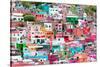 ¡Viva Mexico! Collection - Guanajuato - Colorful Cityscape XIV-Philippe Hugonnard-Stretched Canvas