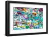 ¡Viva Mexico! Collection - Guanajuato - Colorful Cityscape XV-Philippe Hugonnard-Framed Photographic Print