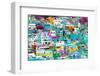 ¡Viva Mexico! Collection - Guanajuato - Colorful Cityscape XV-Philippe Hugonnard-Framed Photographic Print