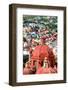 ¡Viva Mexico! Collection - Guanajuato - Red Church Dome-Philippe Hugonnard-Framed Photographic Print