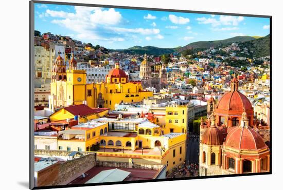 ¡Viva Mexico! Collection - Guanajuato - View of City II-Philippe Hugonnard-Mounted Photographic Print