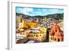 ¡Viva Mexico! Collection - Guanajuato - View of City II-Philippe Hugonnard-Framed Photographic Print