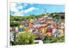 ¡Viva Mexico! Collection - Hillside view of Guanajuato-Philippe Hugonnard-Framed Photographic Print