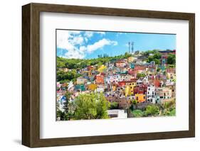 ¡Viva Mexico! Collection - Hillside view of Guanajuato-Philippe Hugonnard-Framed Photographic Print