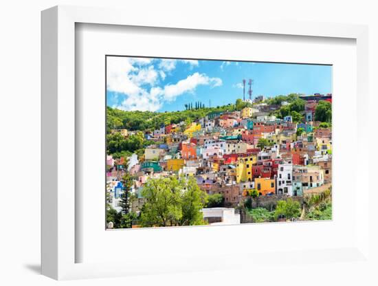 ¡Viva Mexico! Collection - Hillside view of Guanajuato-Philippe Hugonnard-Framed Photographic Print