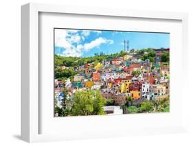 ¡Viva Mexico! Collection - Hillside view of Guanajuato-Philippe Hugonnard-Framed Photographic Print