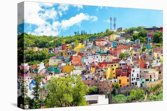 ¡Viva Mexico! Collection - Hillside view of Guanajuato-Philippe Hugonnard-Stretched Canvas