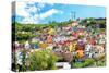 ¡Viva Mexico! Collection - Hillside view of Guanajuato-Philippe Hugonnard-Stretched Canvas