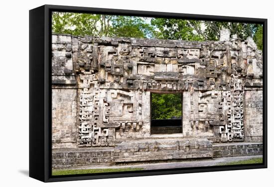 ¡Viva Mexico! Collection - Hochob Mayan Pyramids - Campeche-Philippe Hugonnard-Framed Stretched Canvas