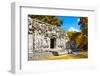 ¡Viva Mexico! Collection - Hochob Mayan Pyramids with Fall Colors - Campeche-Philippe Hugonnard-Framed Photographic Print