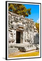 ¡Viva Mexico! Collection - Hochob Mayan Pyramids with Fall Colors II - Campeche-Philippe Hugonnard-Framed Premium Photographic Print