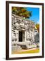 ¡Viva Mexico! Collection - Hochob Mayan Pyramids with Fall Colors II - Campeche-Philippe Hugonnard-Framed Premium Photographic Print