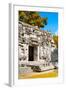 ¡Viva Mexico! Collection - Hochob Mayan Pyramids with Fall Colors II - Campeche-Philippe Hugonnard-Framed Photographic Print