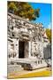 ¡Viva Mexico! Collection - Hochob Mayan Pyramids with Fall Colors II - Campeche-Philippe Hugonnard-Mounted Photographic Print