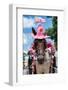 ¡Viva Mexico! Collection - Horse with a Pink Hat-Philippe Hugonnard-Framed Photographic Print