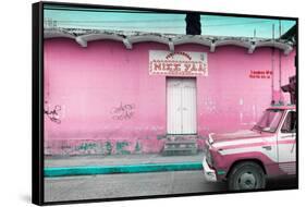 ¡Viva Mexico! Collection - Hot Pink Truck-Philippe Hugonnard-Framed Stretched Canvas