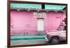 ¡Viva Mexico! Collection - Hot Pink Truck-Philippe Hugonnard-Framed Photographic Print