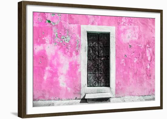 ¡Viva Mexico! Collection - Hot Pink Wall of Silence-Philippe Hugonnard-Framed Photographic Print