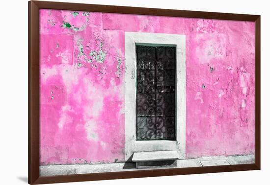 ¡Viva Mexico! Collection - Hot Pink Wall of Silence-Philippe Hugonnard-Framed Photographic Print