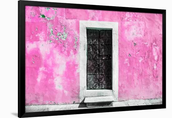 ¡Viva Mexico! Collection - Hot Pink Wall of Silence-Philippe Hugonnard-Framed Photographic Print